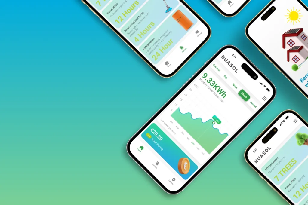 Nuasol – Solar Panel Energy Monitoring App